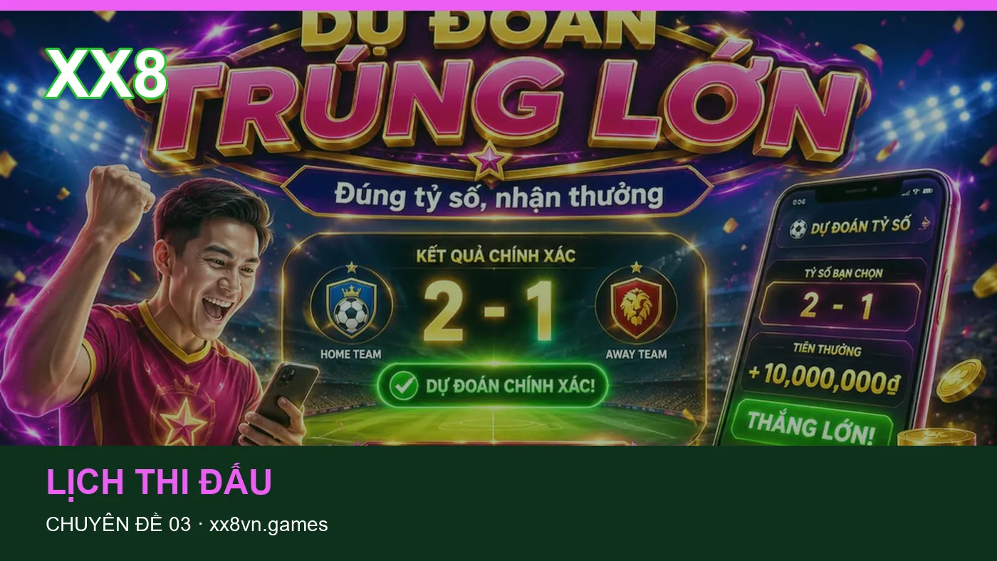 Lịch thi đấu: những thuật ngữ cần hiểu khi tra cứu XX8 | xx8vn.games